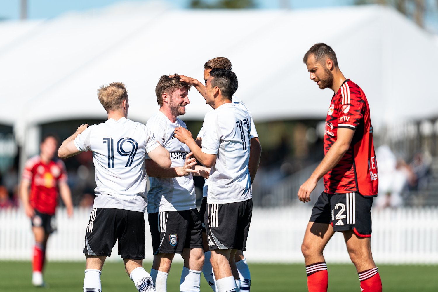 San Diego FC preseason MLS games  at the Coachella Valley Invitational vs New York Red Bulls