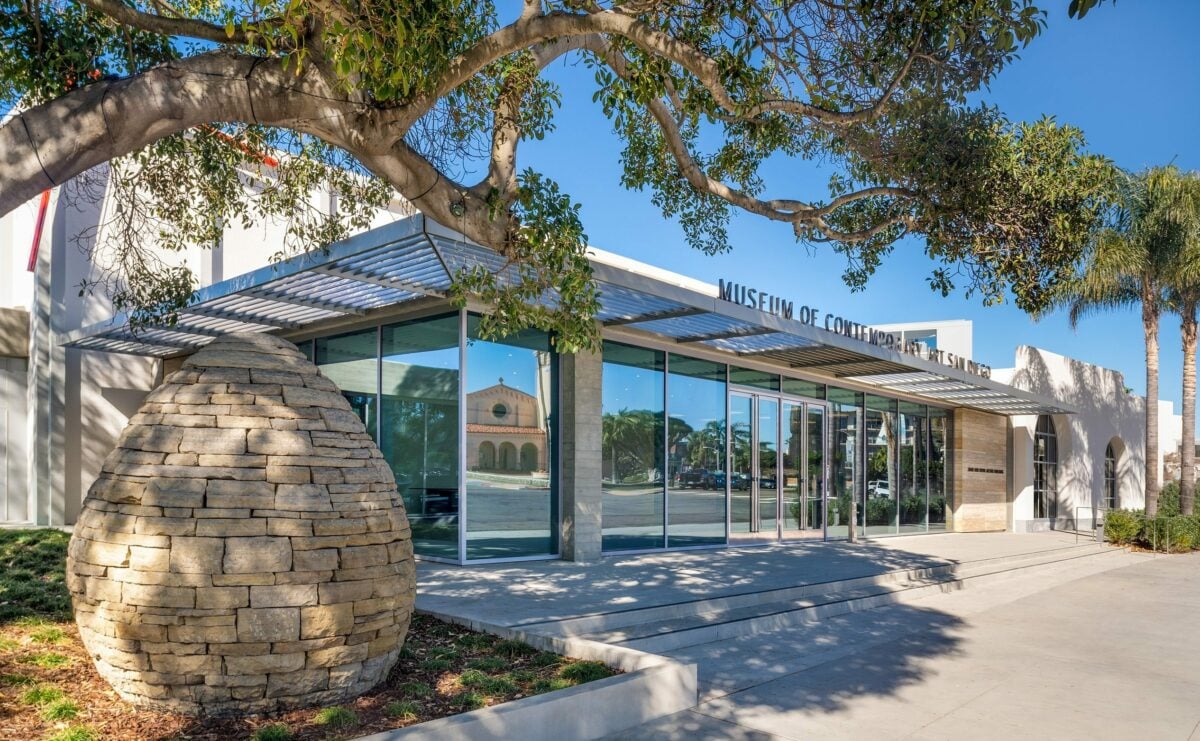 Exterior of the Museum of Contemporary Art San Diego in La Jolla