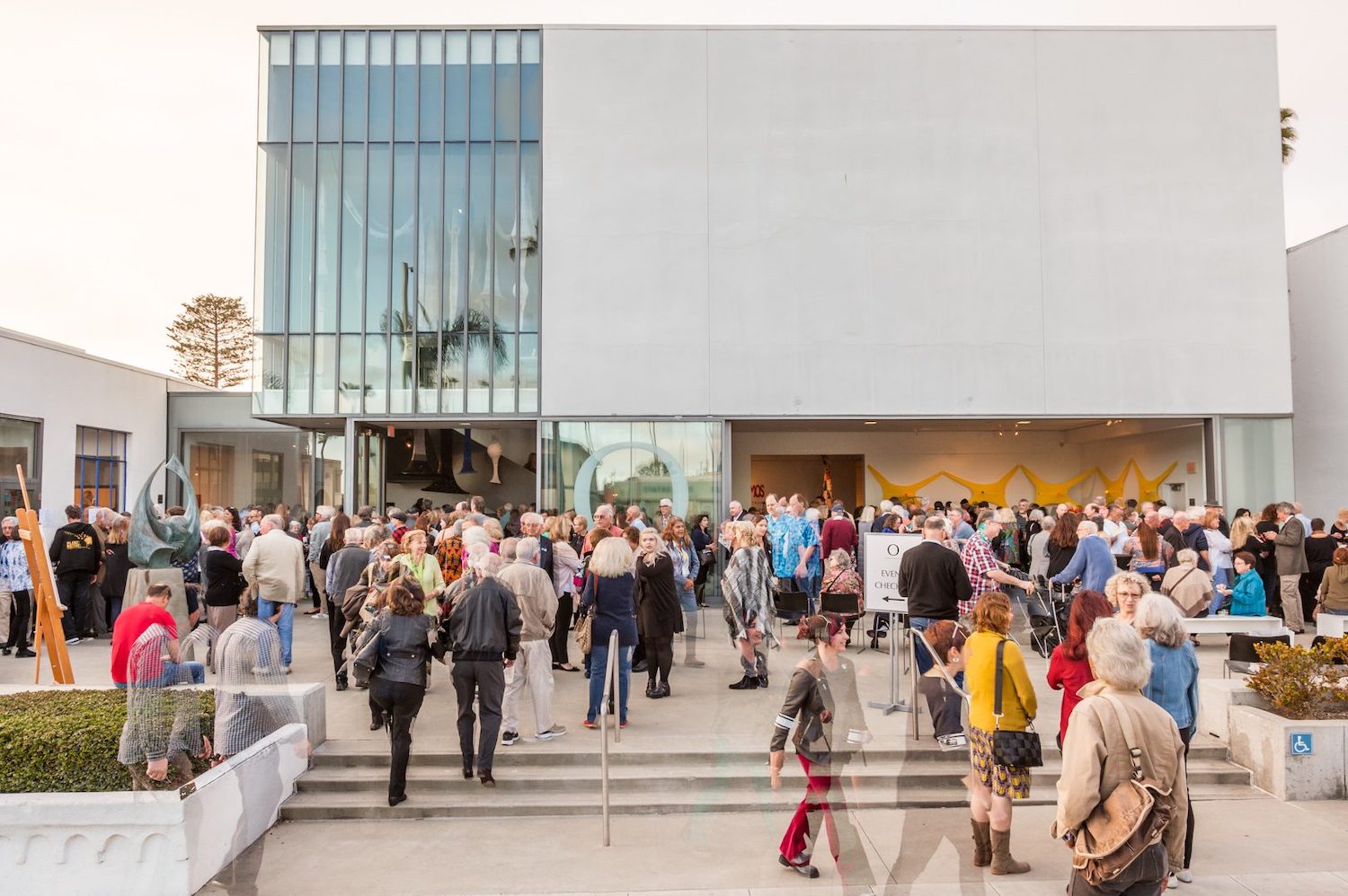 Exterior of Oceanside Museum of Art in San Diego, California 