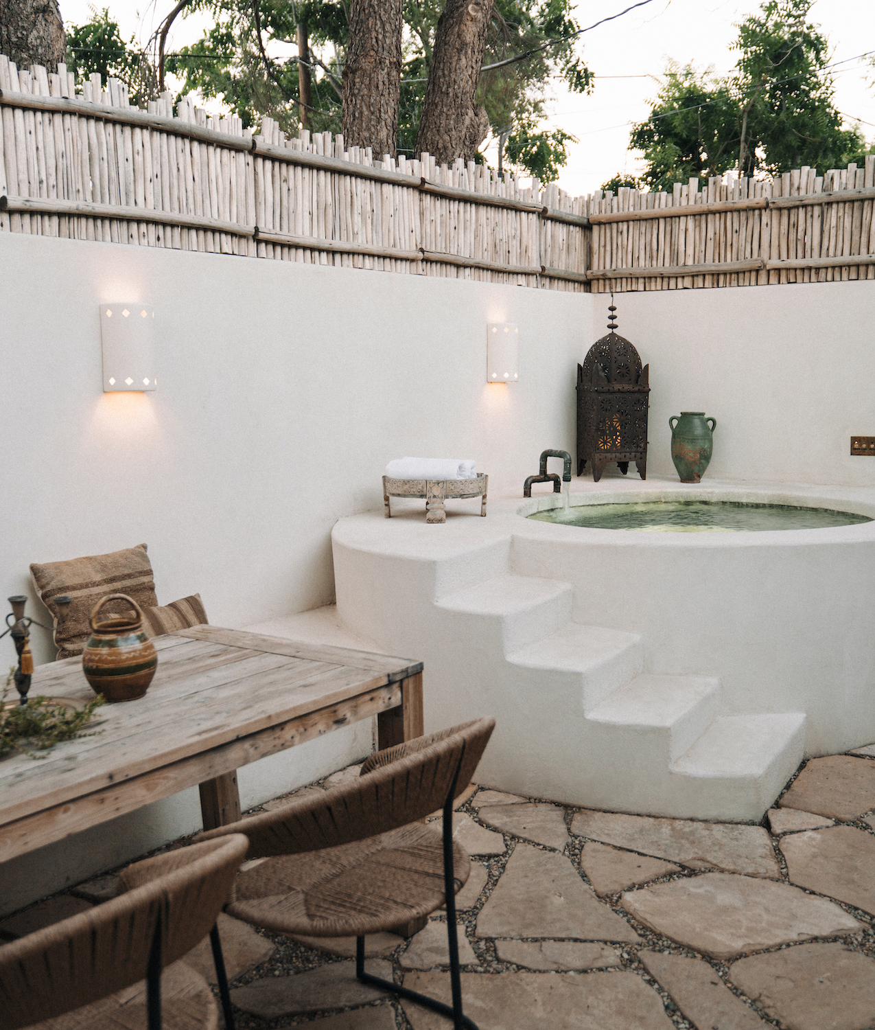 San Diego hotel, Jacumba Hot Springs Hotel featuring their Casita suites with a hot tub 