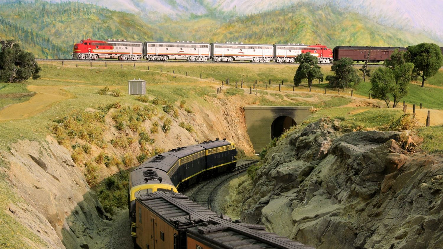 Interior of the San Diego Model Railroad Museum