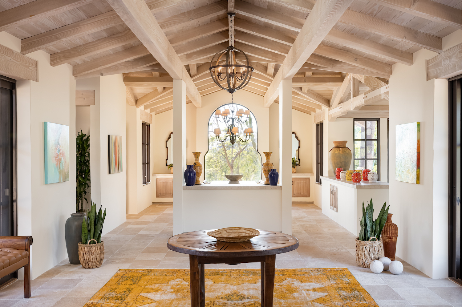 Interior of the Spa House penthouse at San Diego hotel, Rancho Valencia Resort & Spa