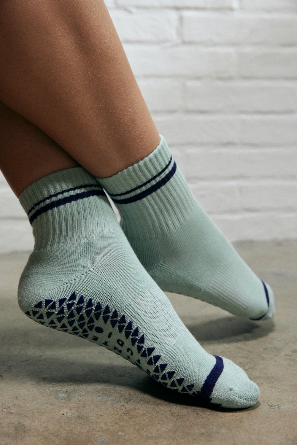 Varisty style socks from San Diego athletic apparel brand Pointe Studio