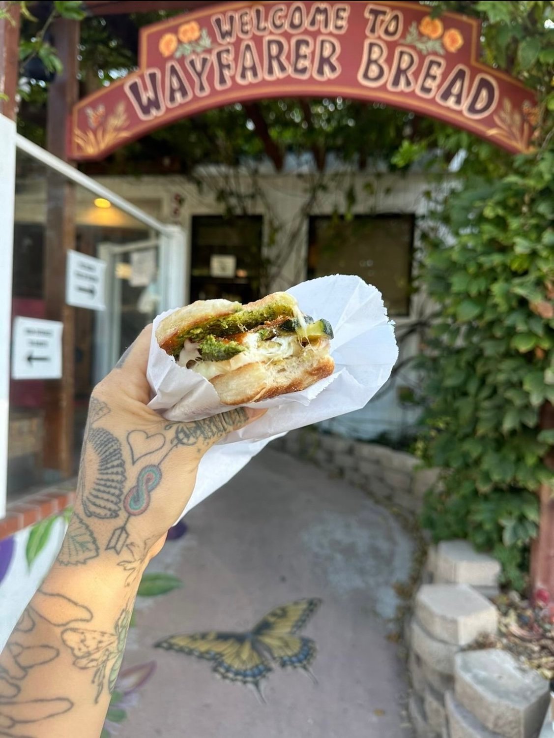 Breakfast Sandwich from San Diego bakery Wayfarer Bread in La Jolla