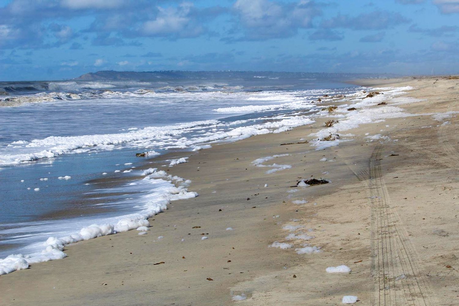 Raw sewage and pollution at San Diego's Imperial Beach after rainfall