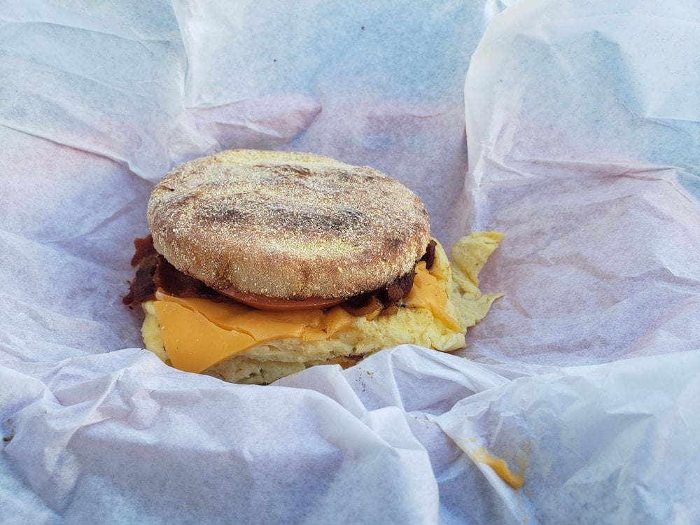 Breakfast Sandwich from San Diego restaurant Kono's Cafe in Pacific Beach