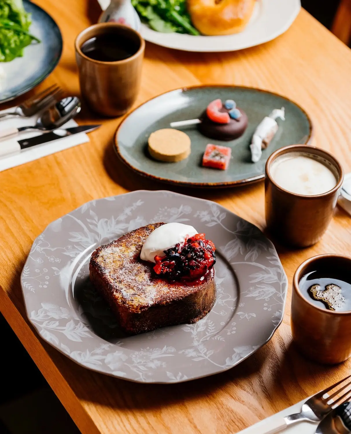 Pan Frances toast dish from San Diego restaurant Comedor Nishi In La Jolla featuring Michelin restaurant chef Pancho Ibáñez