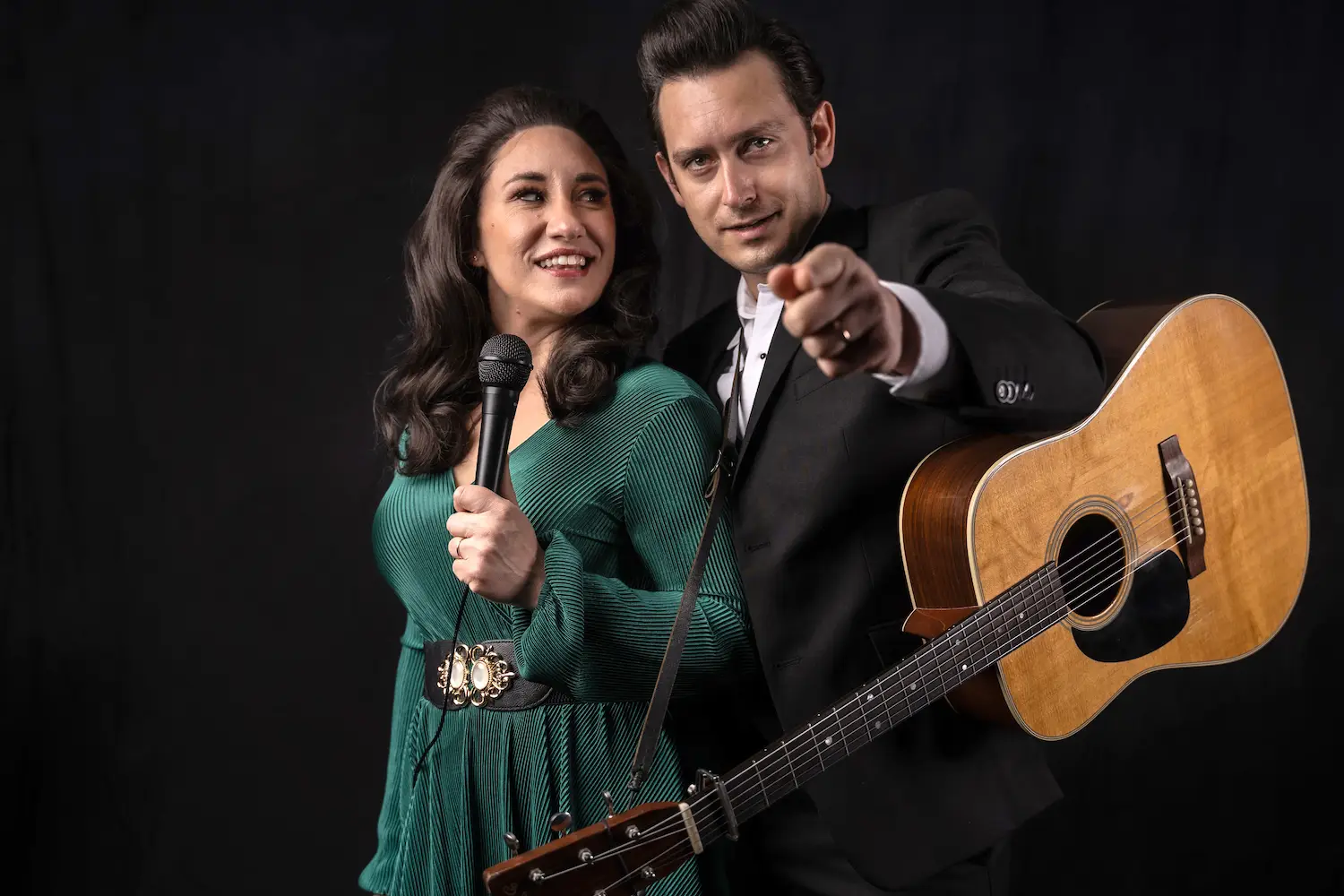 Things to do in San Diego this month, April 2025 featuring the cast of local theater production of Because You’re Mine: The Music of June Carter and Johnny Cash at Sunshine Brooks Theater in Oceanside