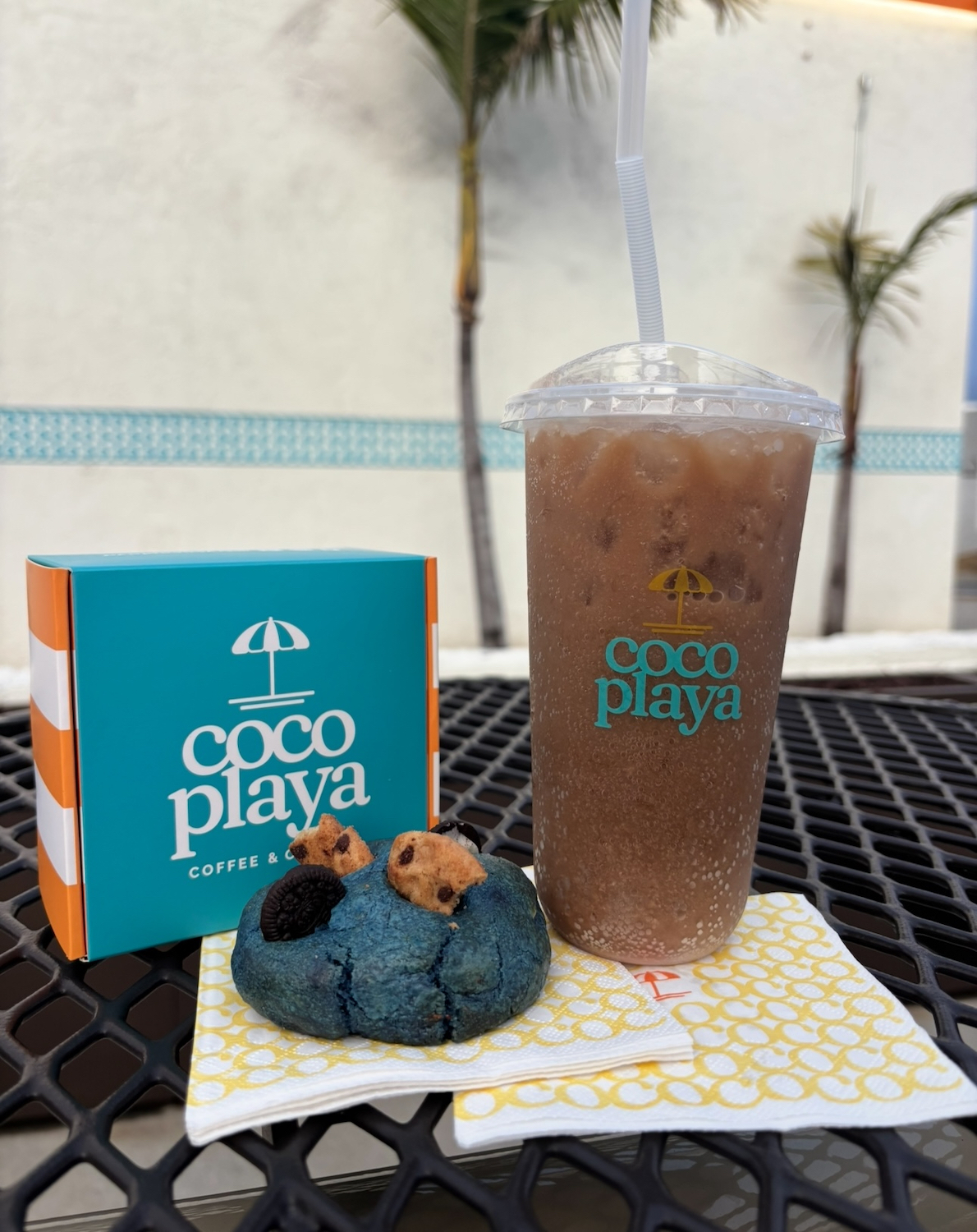 Beach, Please drink from coffee and soda shop Coco Playa in Point Loma