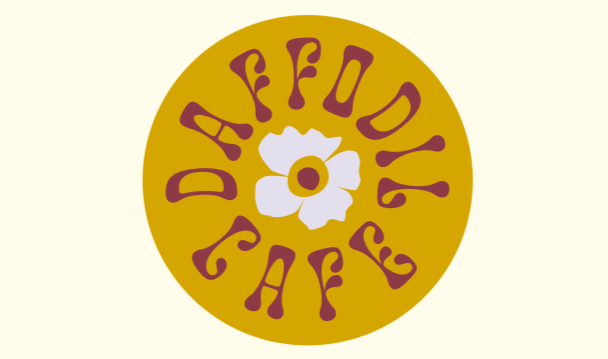 Logo for new healthy San Diego restaurant Daffodil Cafe opening in La Commons in the Summer of 2025