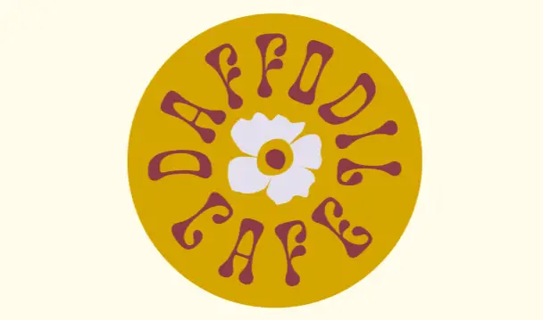 Logo for new healthy San Diego restaurant Daffodil Cafe opening in La Commons in the Summer of 2025