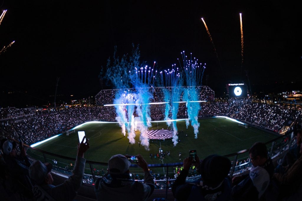 San Diego FC's first home game at Snapdragon Stadium during the 2025 MLS season