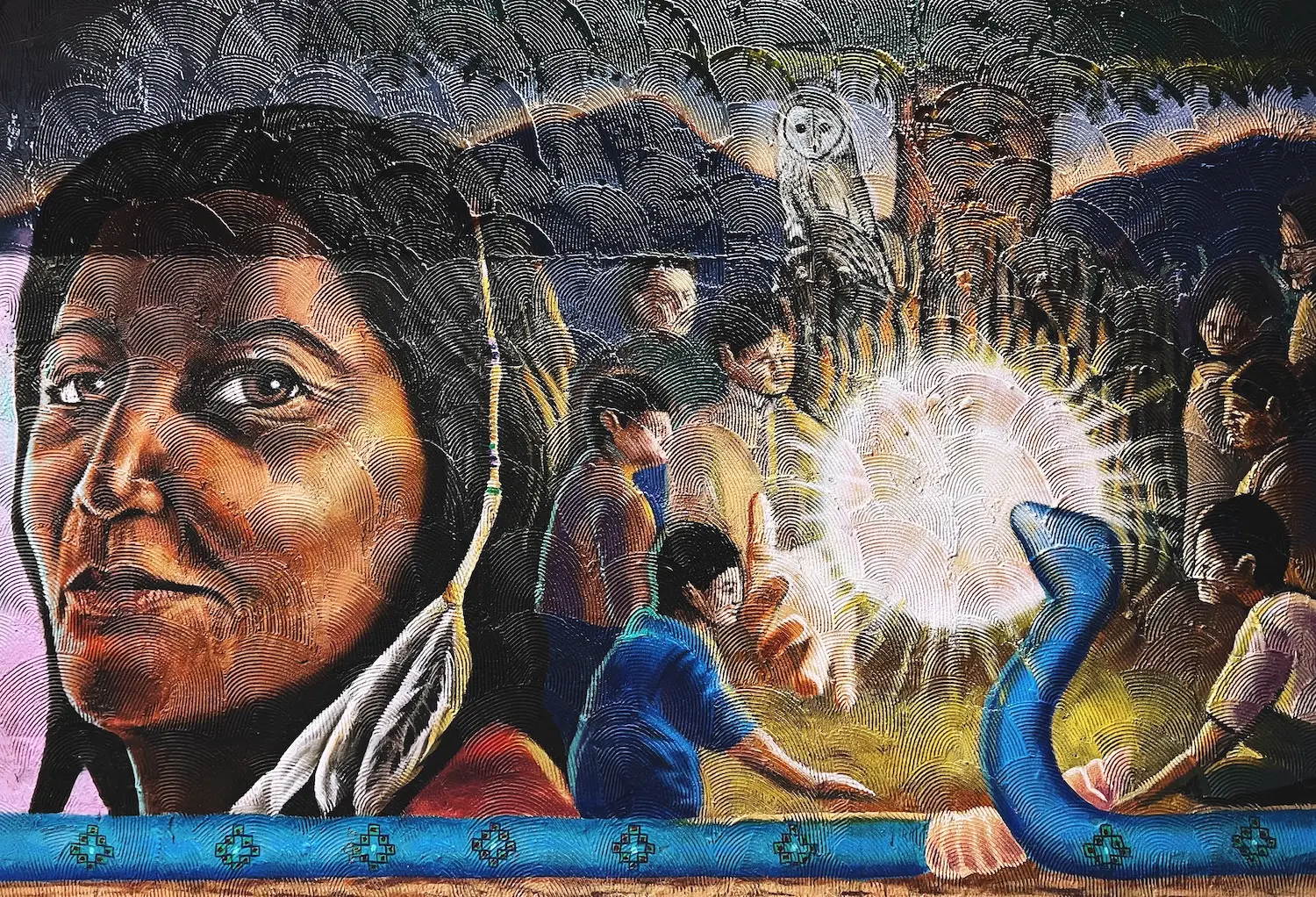 Tijuana city mural