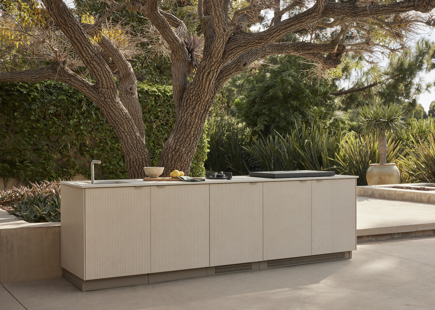 Urban Bonfire outdoor kitchen storage for home BBQs