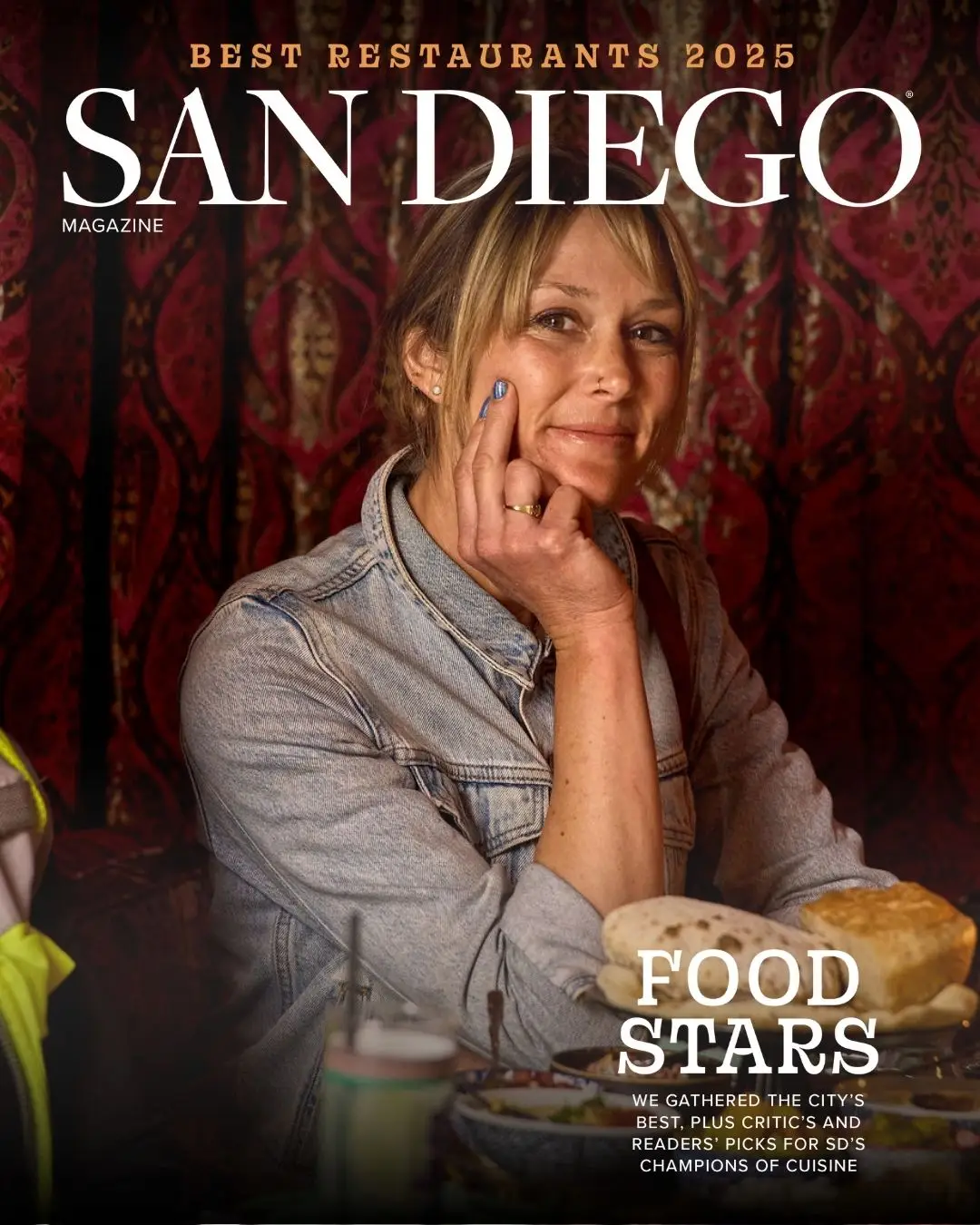 San Diego Magazine's 2025 Best Restaurants Edition cover shoot featuring Meghan Koll of Little Fox Cups & Cones 