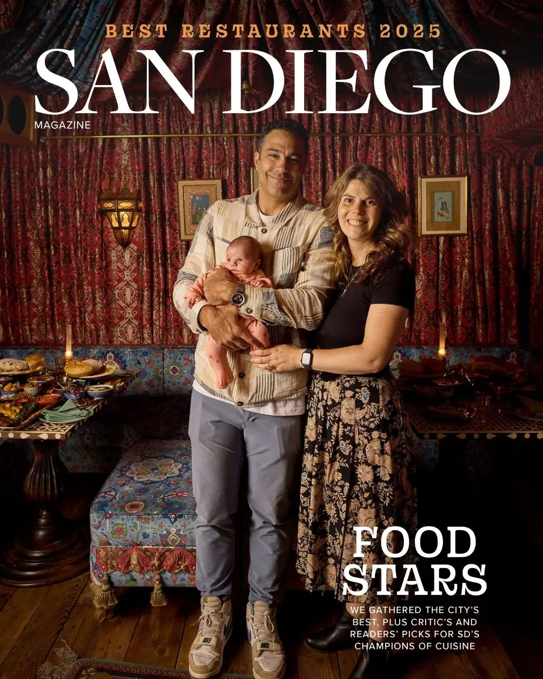 San Diego Magazine's 2025 Best Restaurants Edition cover shoot featuring Tim Kolanko of Urban Kitchen Group