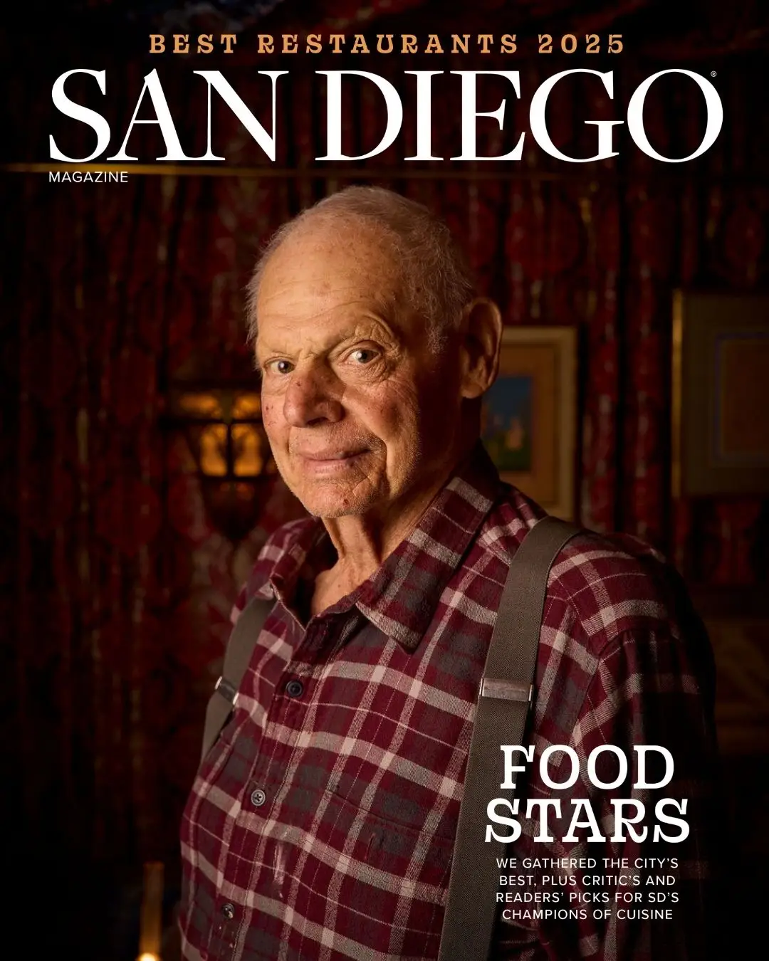 San Diego Magazine's 2025 Best Restaurants Edition cover shoot featuring Peter Halmay of San Diego Fishermen’s Working Group 