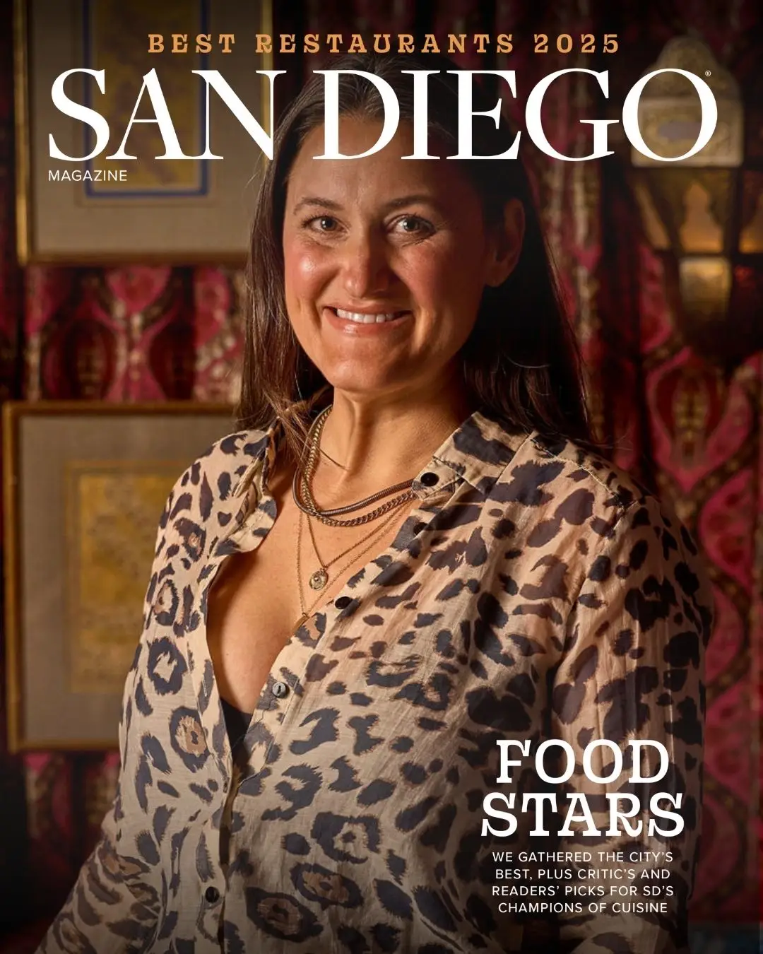 San Diego Magazine's 2025 Best Restaurants Edition cover shoot featuring Lara Worm of Bivouac Ciderworks