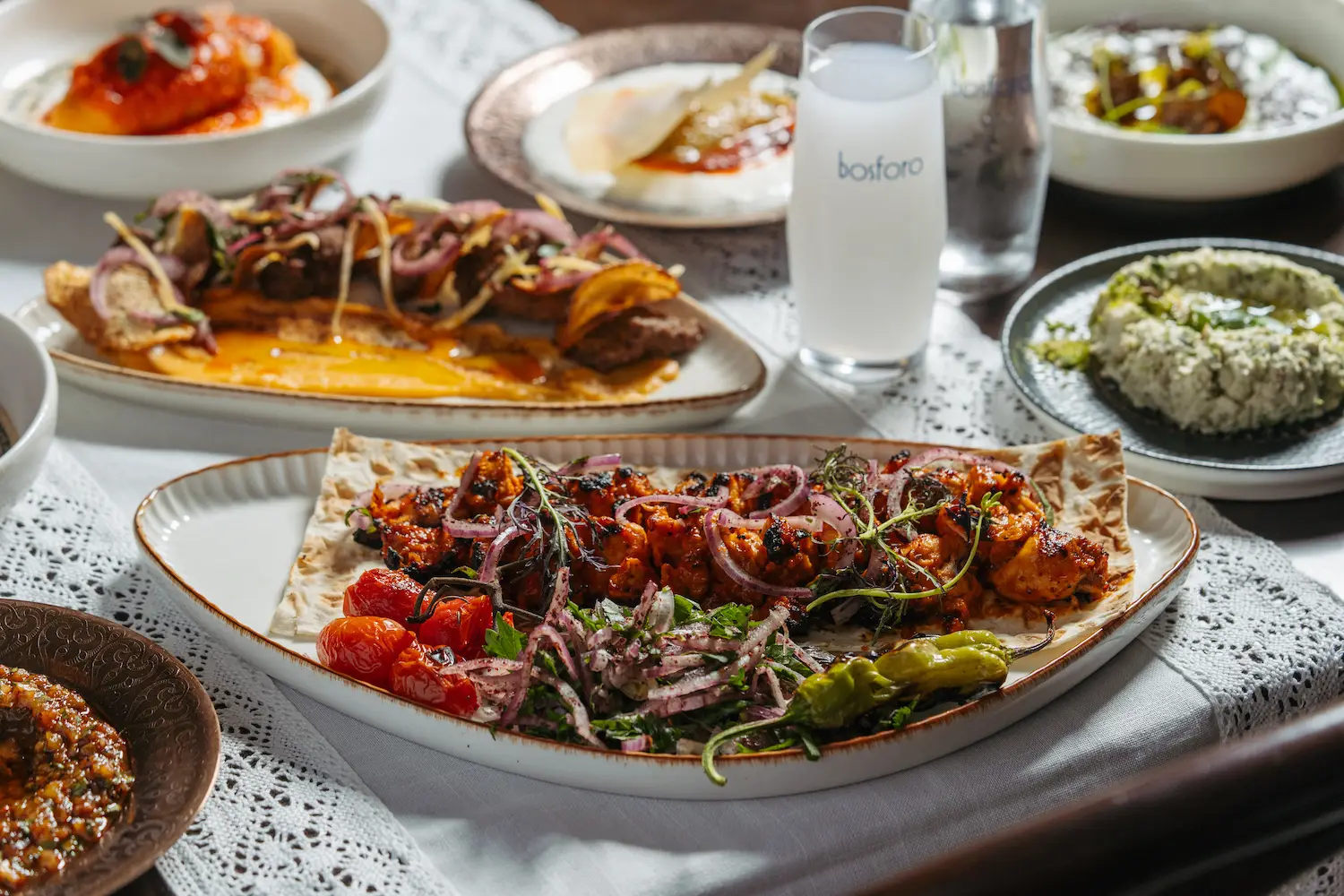 New Turkish restaurant in San Diego called Bosforo opening in Normal Heights featuring food dishes and cocktails