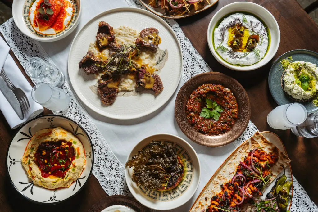 Food from the menu of new Turkish restaurant in San Diego called Bosforo opening in Normal Heights