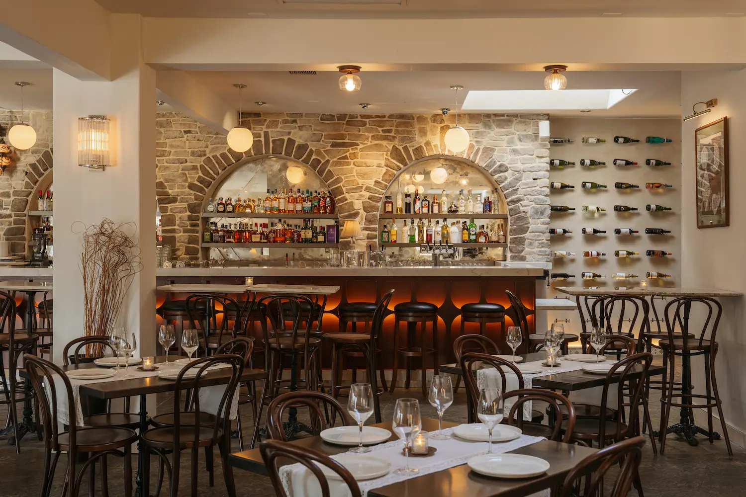 Interior of New Turkish restaurant in San Diego called Bosforo opening in Normal Heights