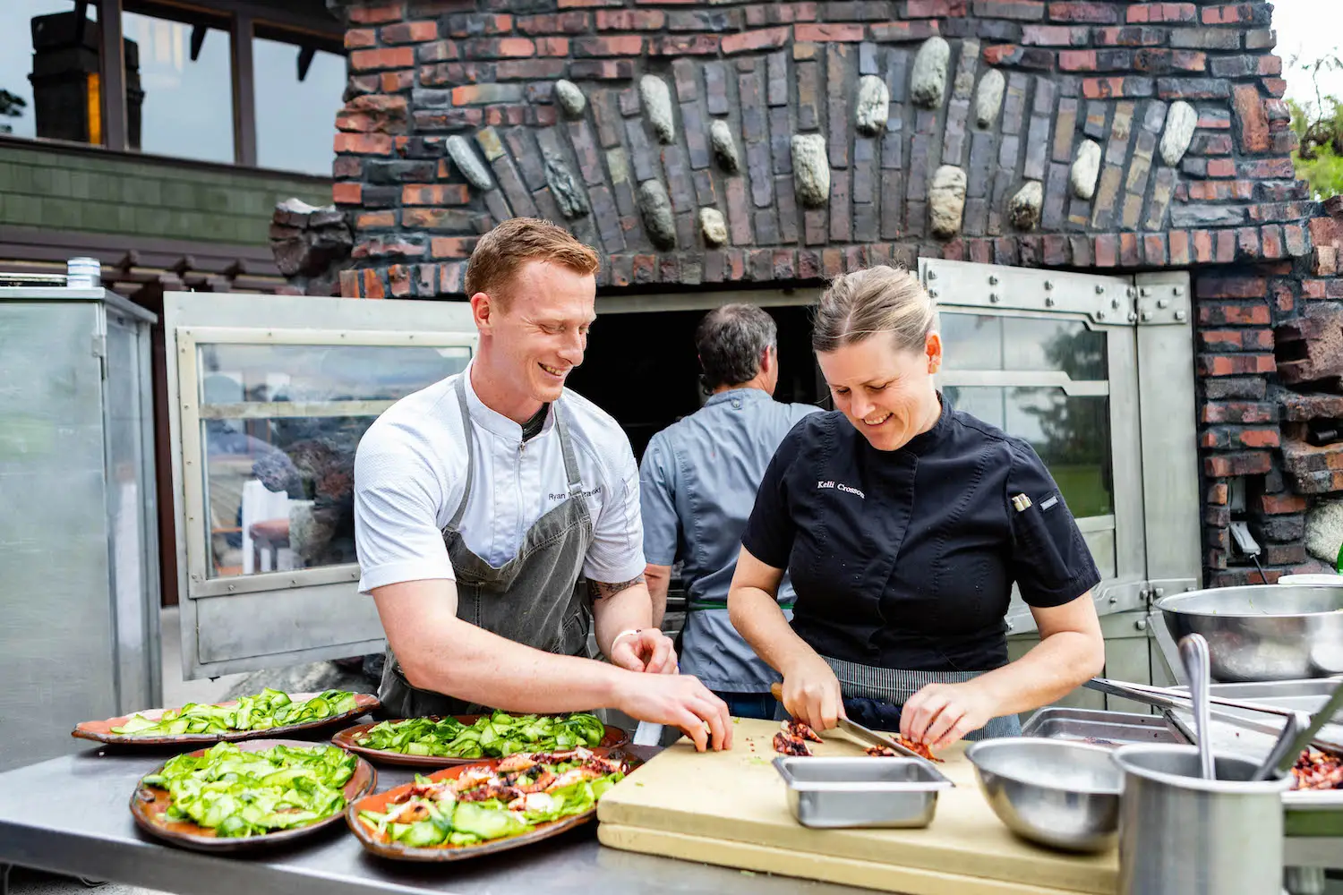 Playing With Fire” dinner series at The Grill at The Lodge at Torrey Pines featuring Chefs Ryan Dzierzawski & Kelli Crosson