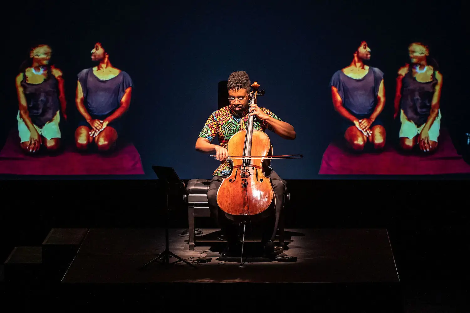 Fun things to do in San Diego this weekend May 27 - June 1, 2025 featuring the Seth Parker Woods performing on a cello during Difficult Grace event
