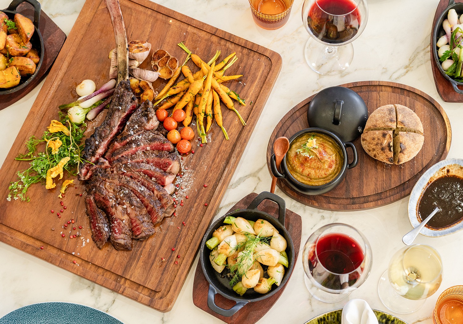 Food from The Woods Cabo restaurant in Baja California Sur in Los Cabos