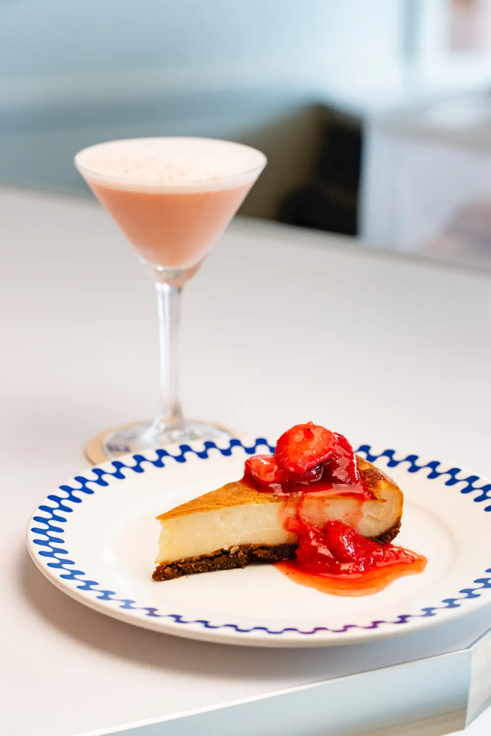 Cocktail and pie from new San Diego retro diner restaurant Dreamboat in University Heights