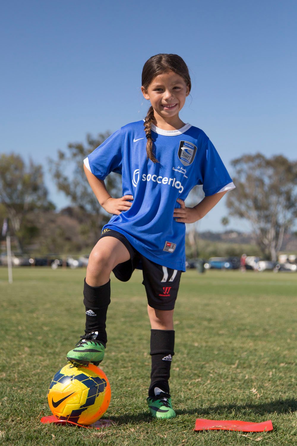 San Diego Wave soccer player Melanie Barcenas who was the youngest signee in the history of the NWSL at age 6