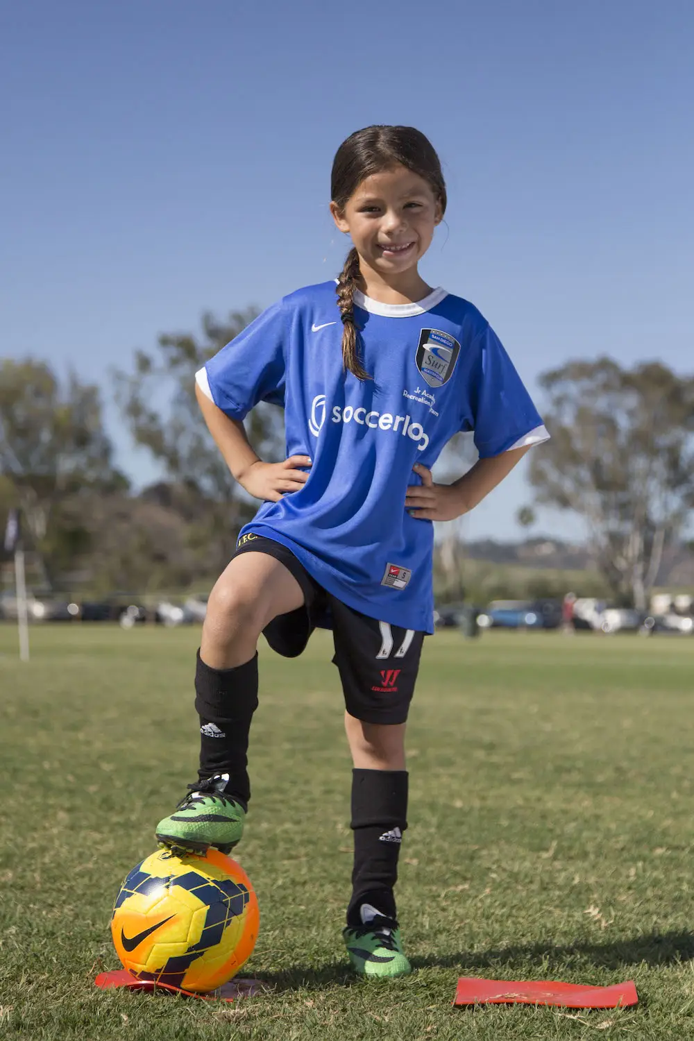 San Diego Wave soccer player Melanie Barcenas who was the youngest signee in the history of the NWSL at age 6