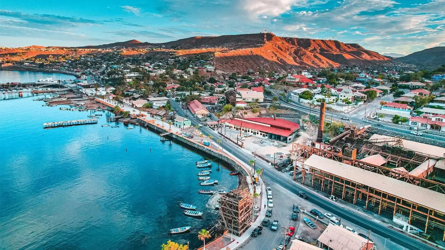 Visiting Baja California Sur, Mexico featuring the city of Santa Rosalía