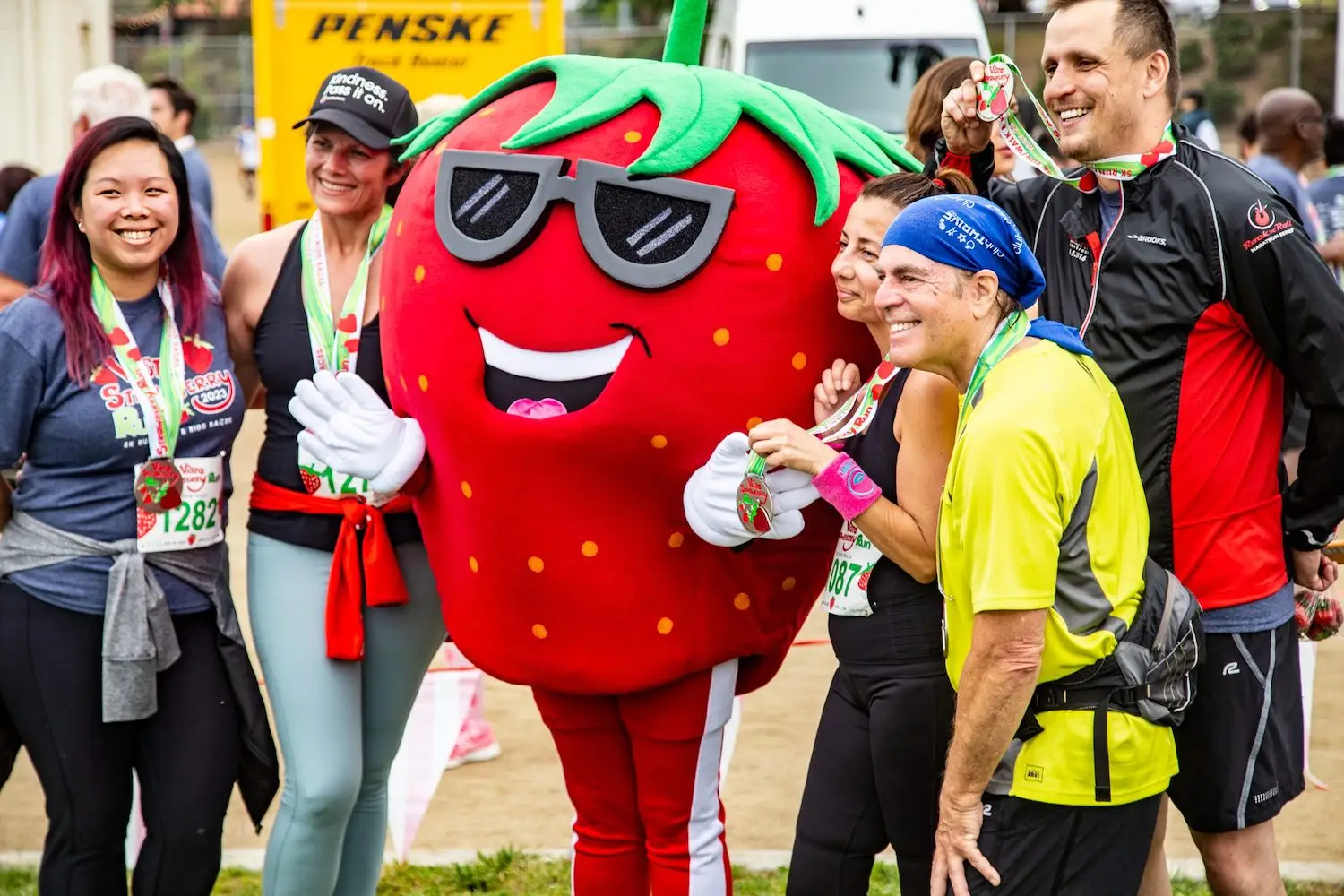 Fun things to do in San Diego memorial day weekend May 21-26, 2025 featuring the Vista Strawberry Festival and 5k run