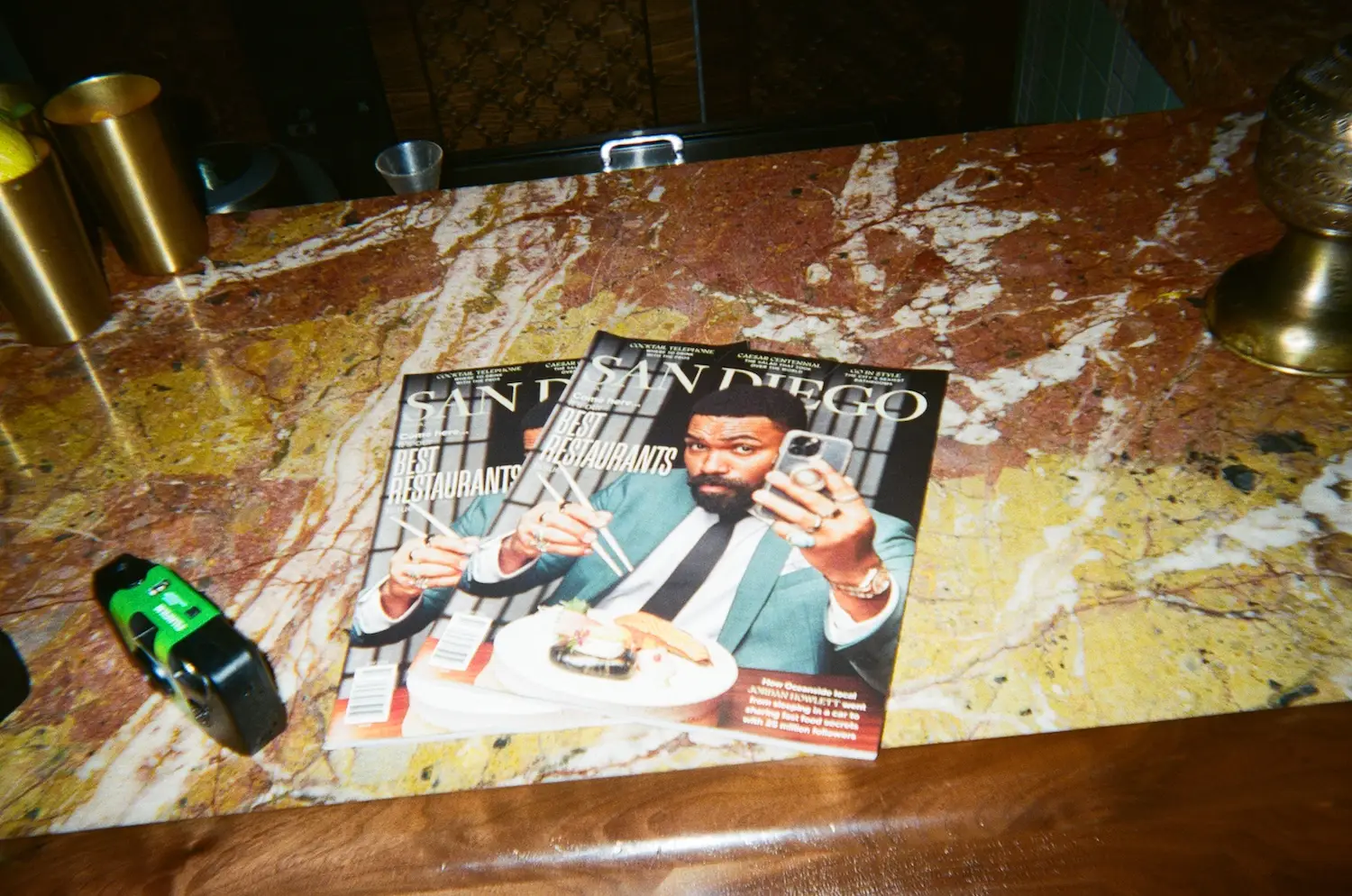 San Diego Magazine's 2025 Best Restaurant cover shoot featuring local chefs, restauranteurs and drinkmakers