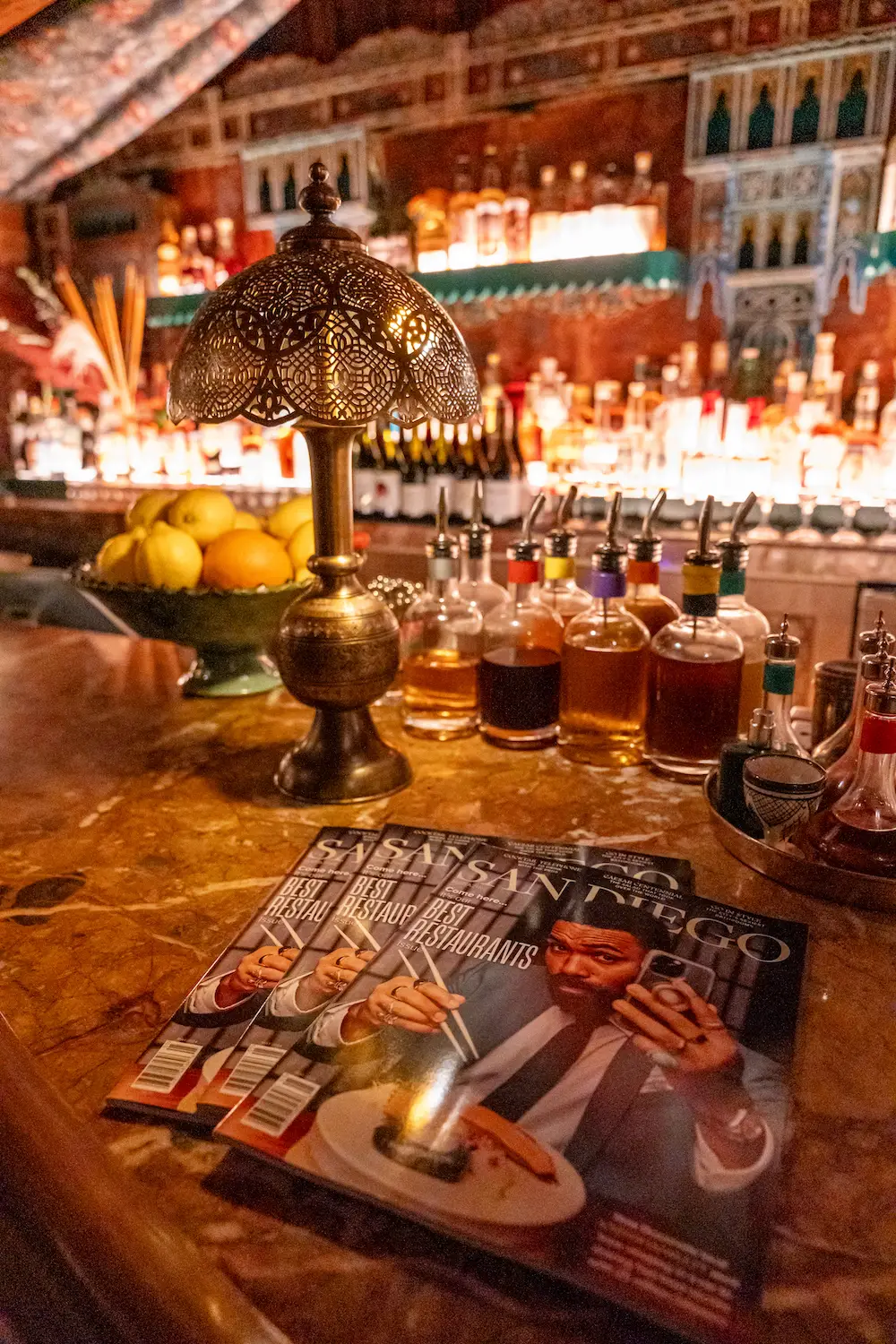 San Diego Magazine's 2025 Best Restaurant cover shoot featuring local chefs, restauranteurs and drinkmakers