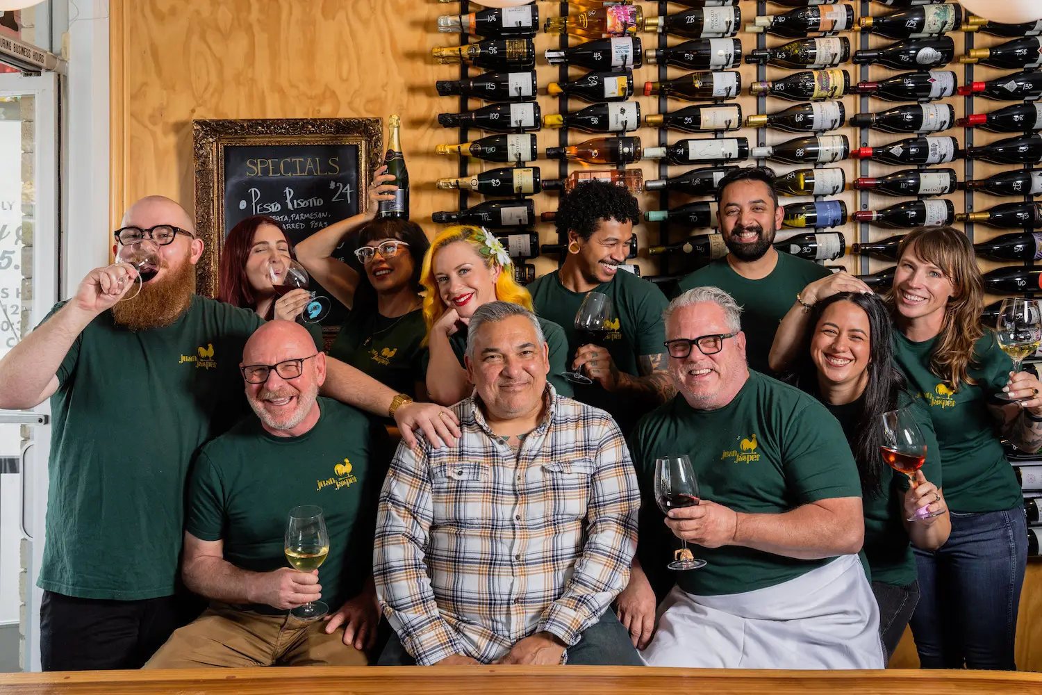 Staff from San Diego restaurant Juan Jasper Kitchen & Wine in Golden Hill 
