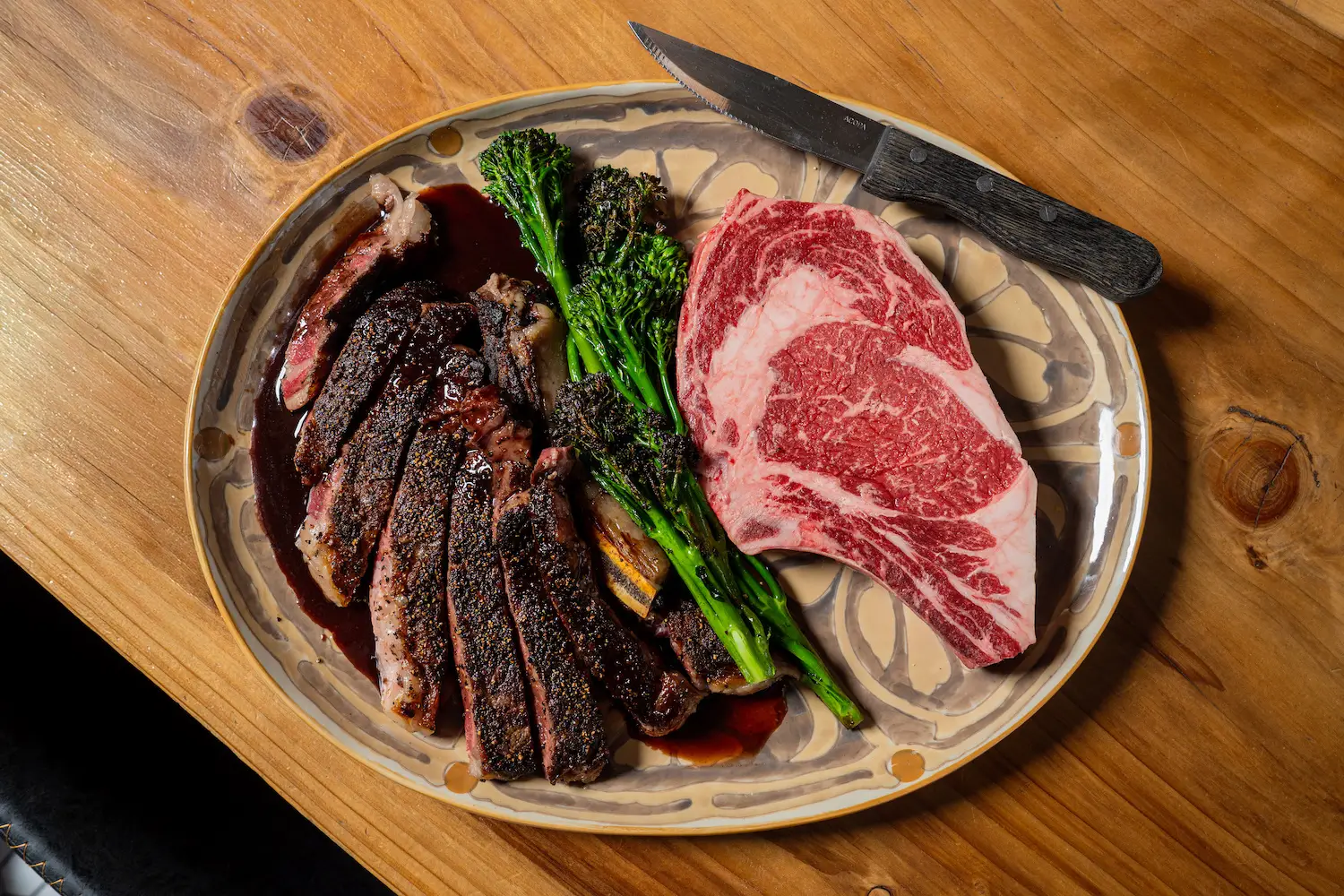 Steak from San Diego restaurant Juan Jasper Kitchen & Wine in Golden Hill with meats provided by Sepulveda Meats & Provisions