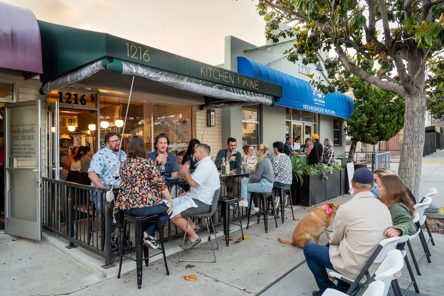 Exterior of San Diego restaurant Juan Jasper Kitchen & Wine in Golden Hill 