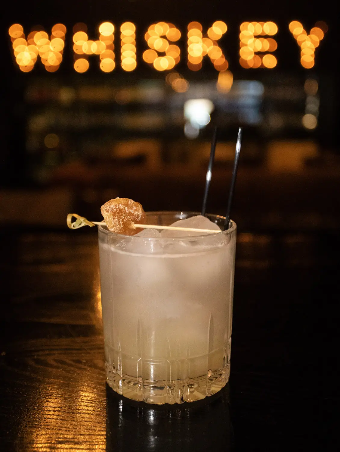 Best San Diego Cocktail drinks featuring Penicillin Cocktail at The Whiskey House in the Gaslamp Quarter