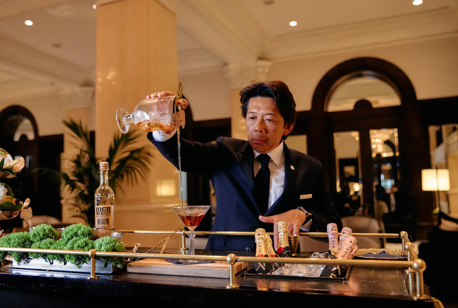 San Diego cocktail bartender Rex Yuasa at Grants Grill in downtown
