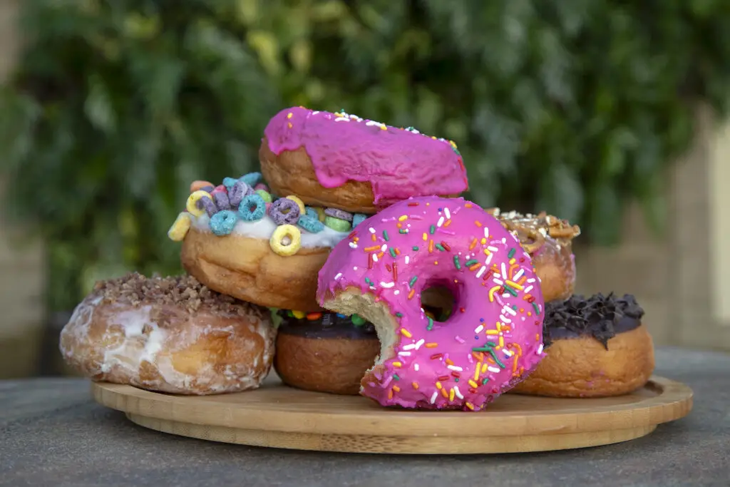 Donuts from new San Diego Zoo food vendor Rex’s Donuts