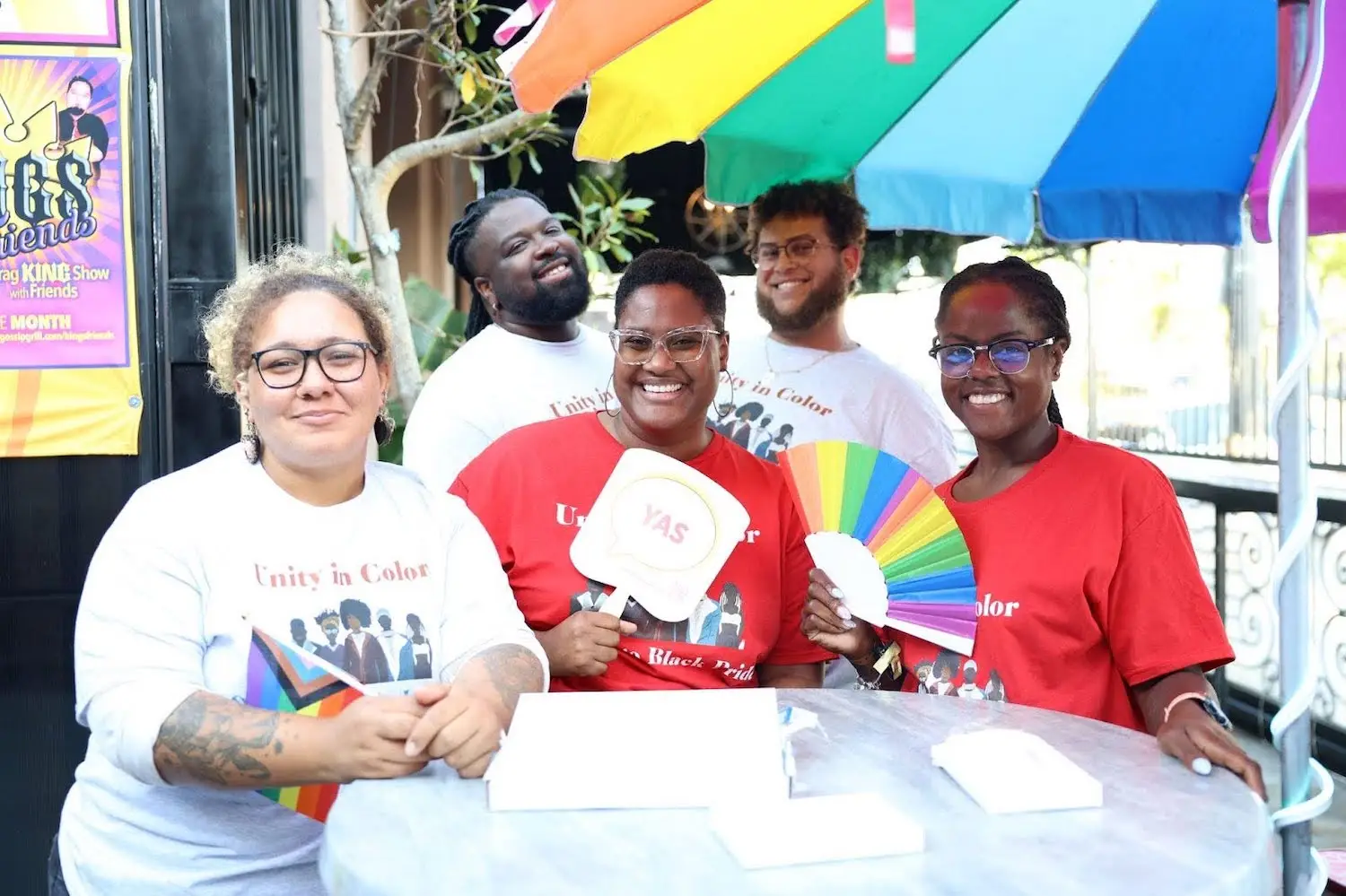 Local nonprofit San Diego Black Pride featuring volunteers