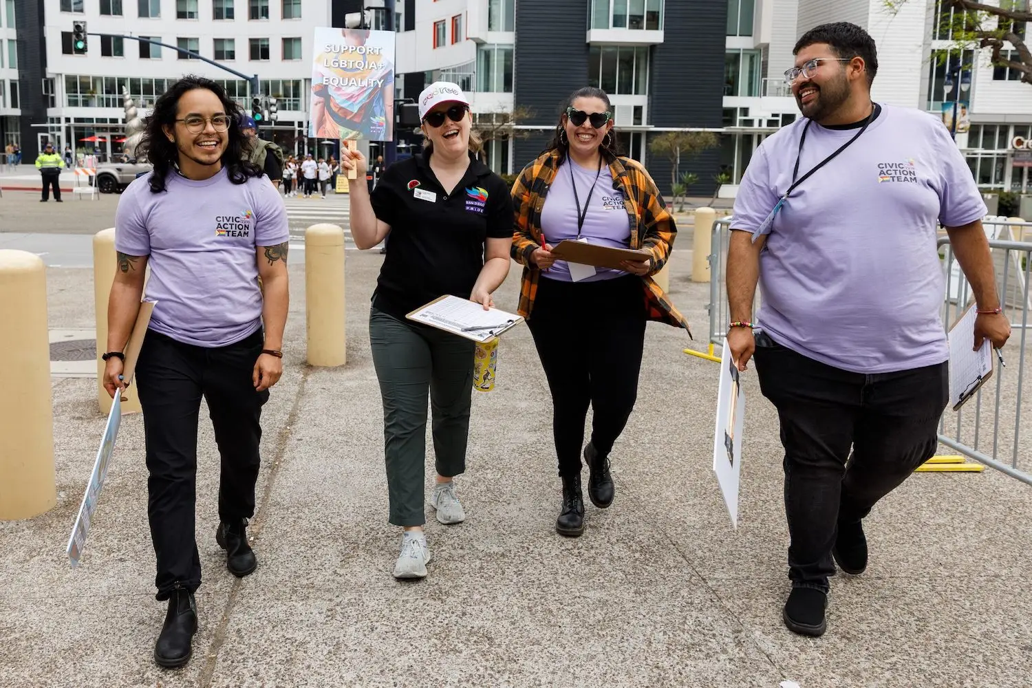 Volunteer for local nonprofit San Diego Pride in support of the 2025 festival
