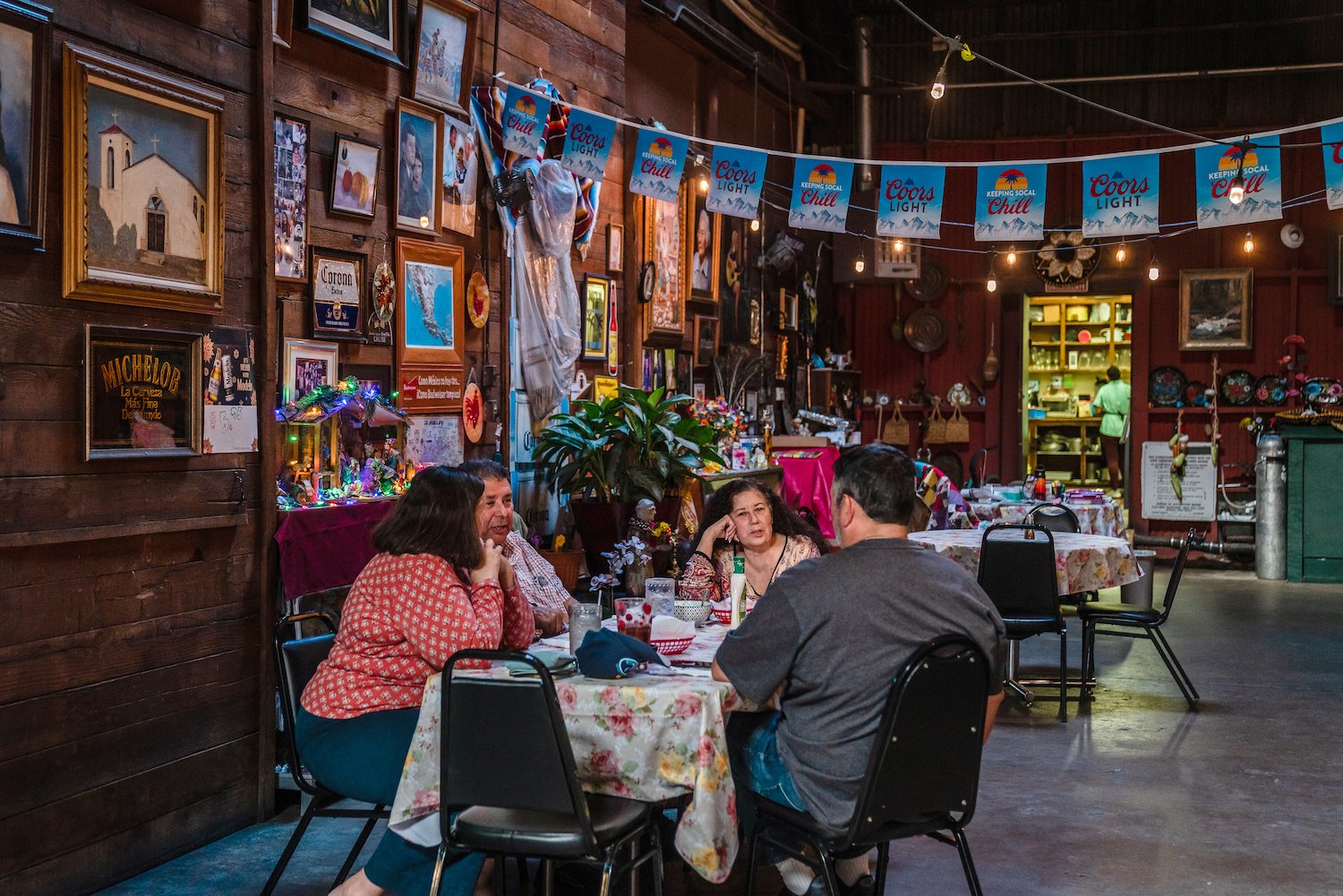 Things to do in Ramona, CA near San Diego featuring the interior of El Michoacan Mexican restaurant
