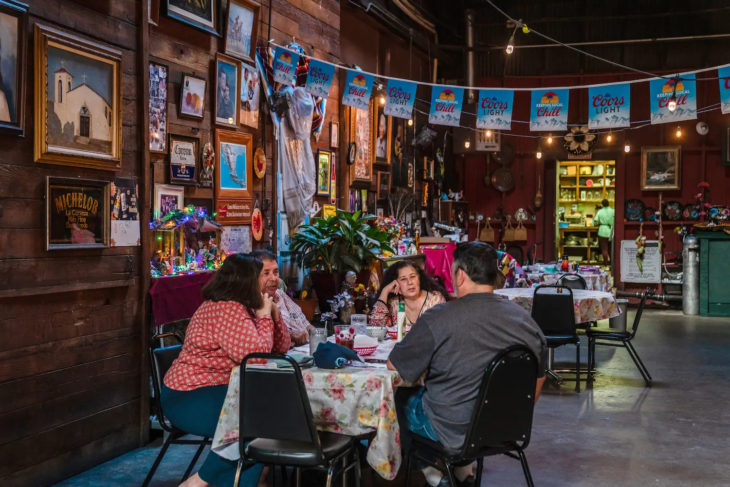 Things to do in Ramona, CA near San Diego featuring the interior of El Michoacan Mexican restaurant