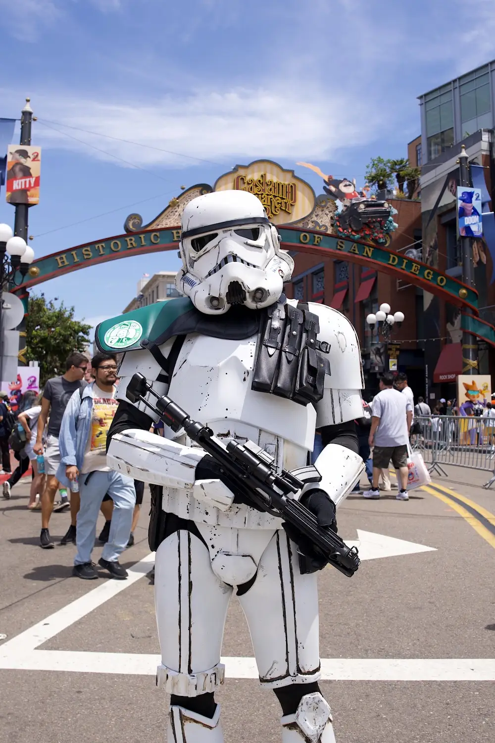 2025 San Diego Comic-Con cosplay dressed as stromtrooper