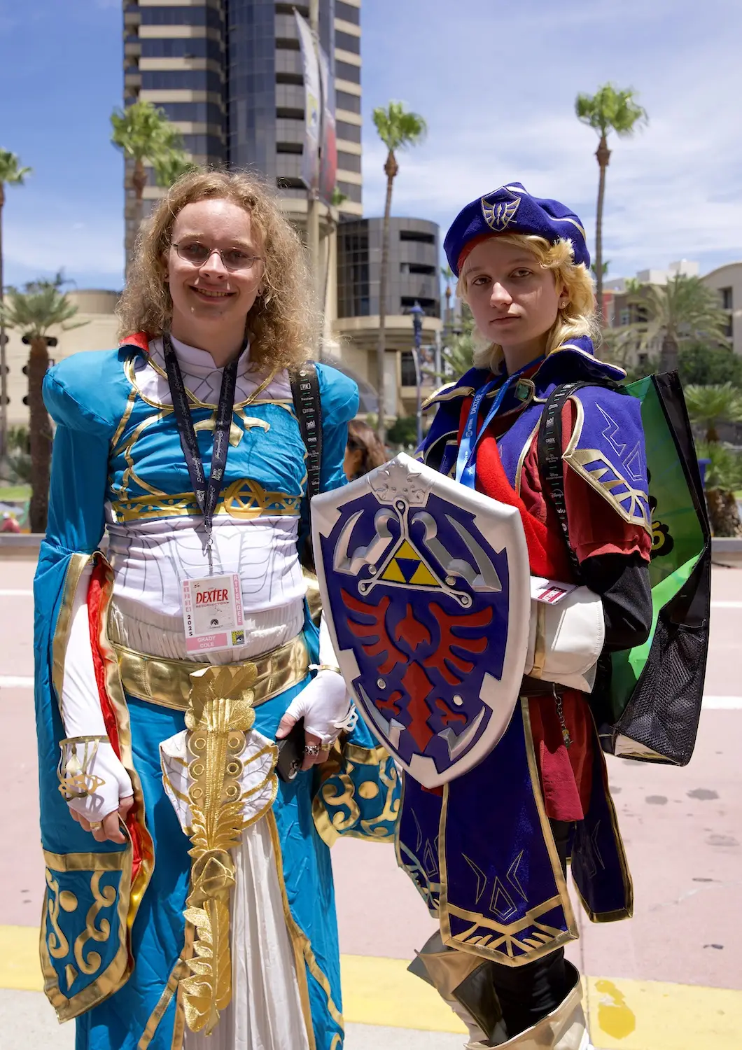 2025 San Diego Comic-Con cosplay dressed as Link and Zelda