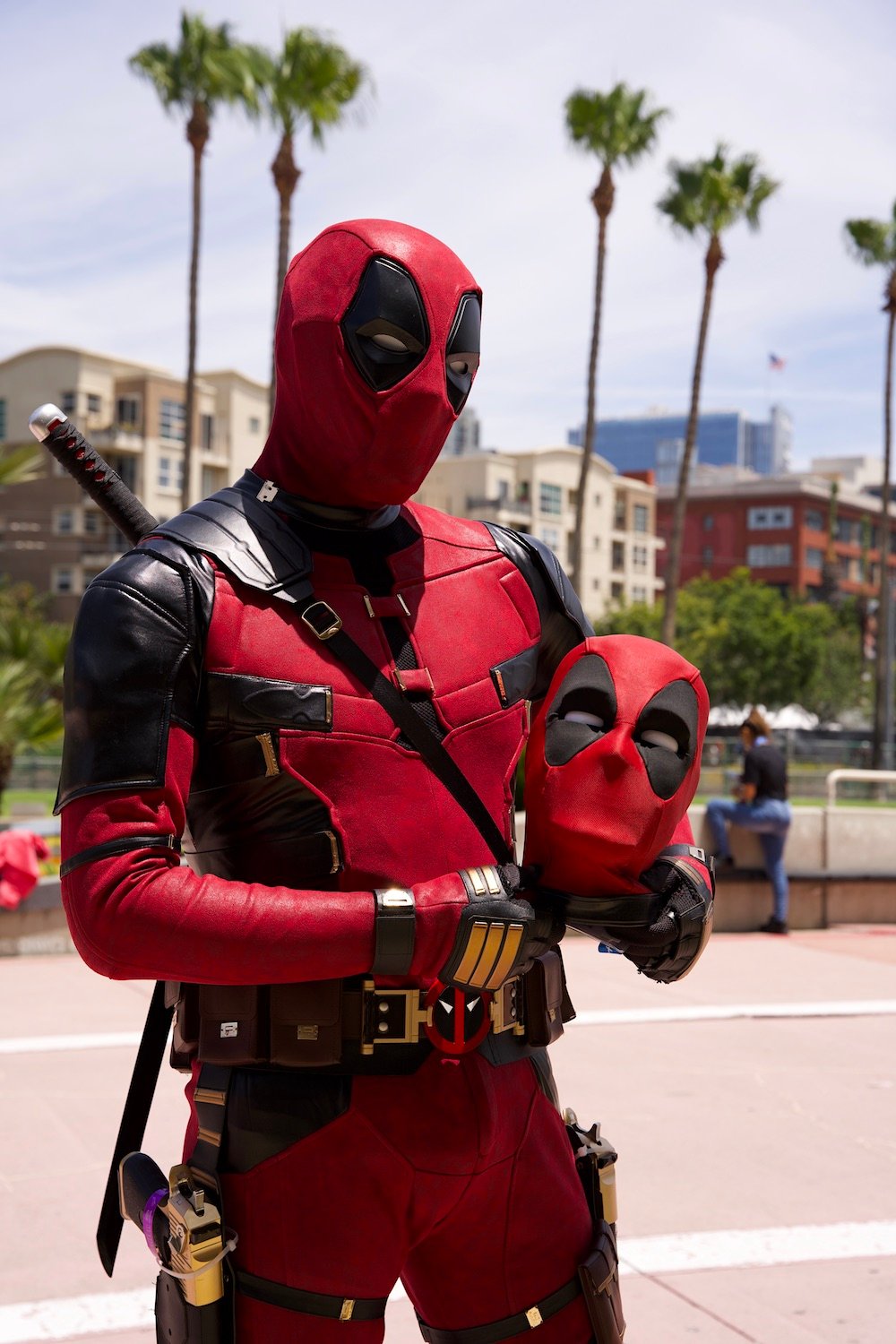 2025 San Diego Comic-Con cosplay dressed as Deadpool