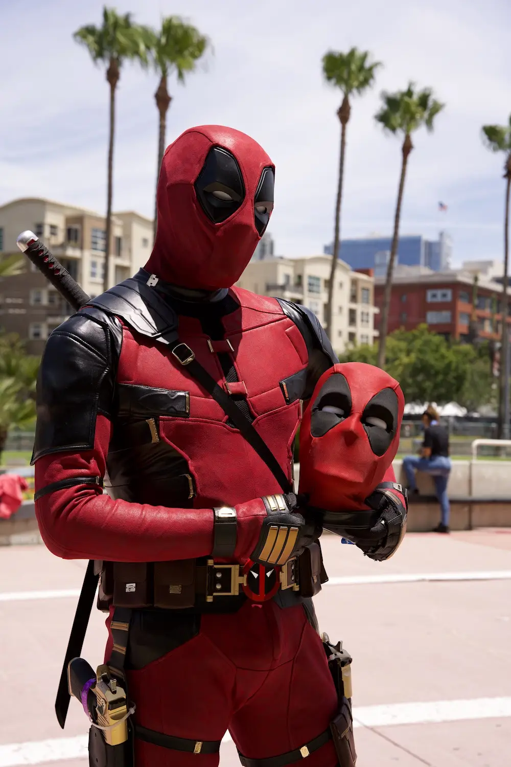 2025 San Diego Comic-Con cosplay dressed as Deadpool