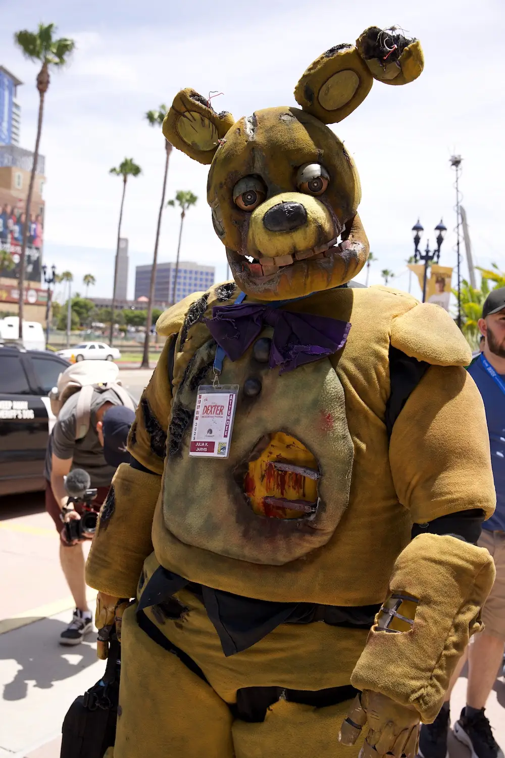 2025 San Diego Comic-Con cosplay dressed as Freddy Fazbear 